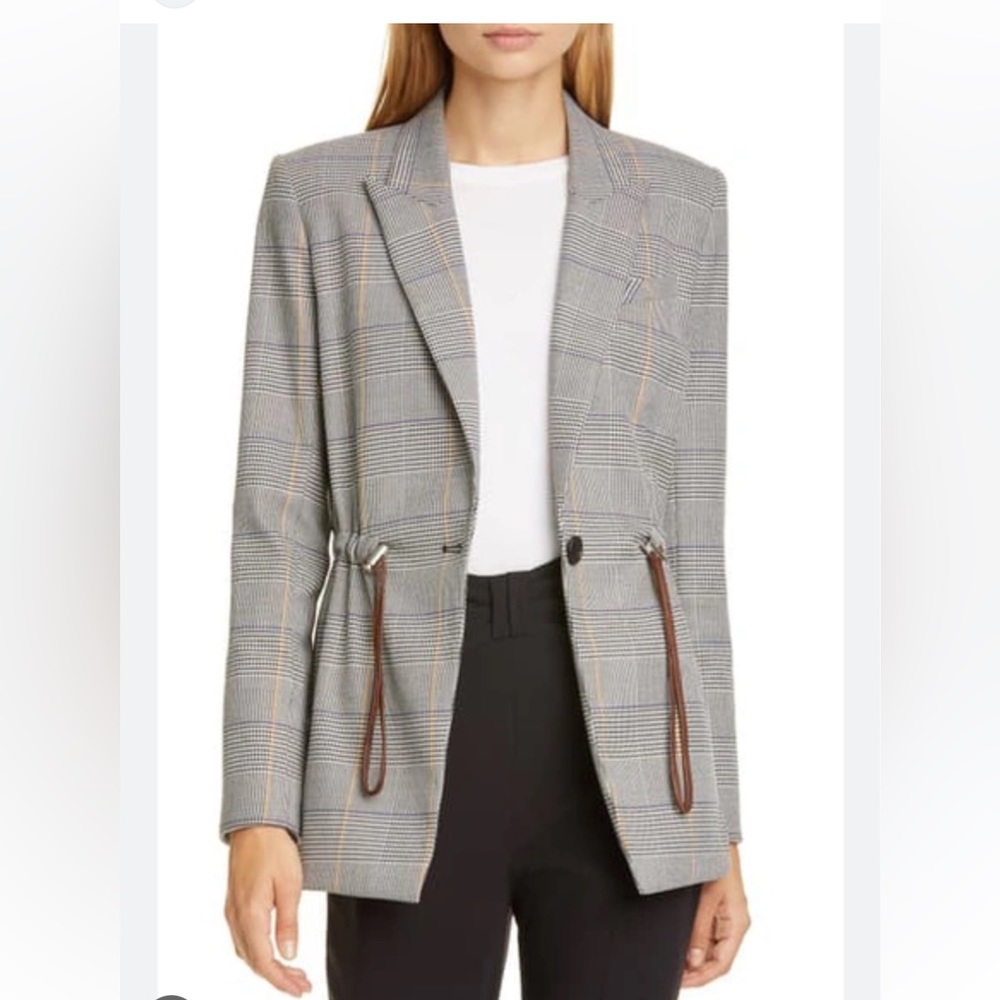 Veronica Beard Joshua Plaid Dickey Blazer NWT